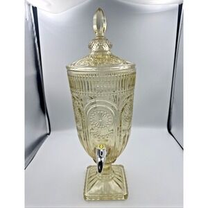 18" Rockwell Spirits Limoncello Stylish Glass Drink Dispenser 1 Gallon Viral